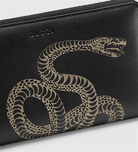 leather belt with snake gucci|authentic gucci snake wallet.